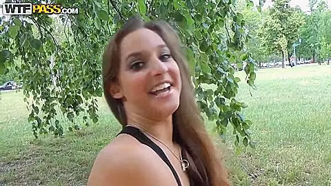 teen 18+ Naked In The Streets Of Budapest - Amirah Adara