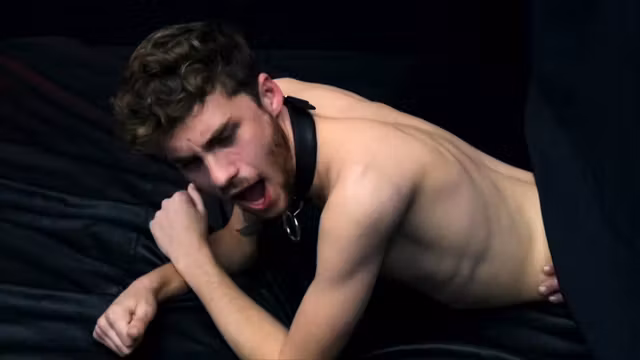 Hairy stud hammers willing twink raw through curtain