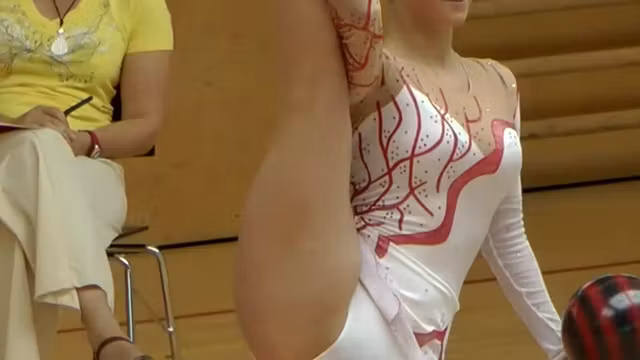 Smoking hot rhythmic gymnastics girl