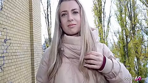 Slim Office Girl Adriana Sweetblonde Pick Up For Casting Fuck In Berlin