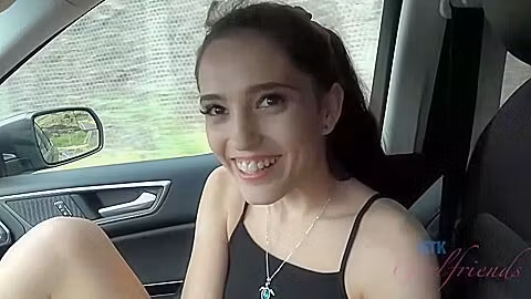 Brooke Haze In You Go Out For The Day And Make Brooke Squirt In The Car!