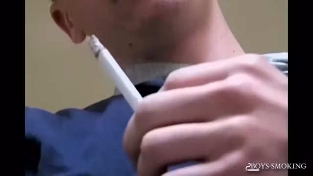 BoysSmoking: Jason shoots delicious cream after stroking his hard shaft in front of the cam
