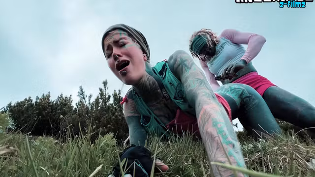Mountainside Fuck Facial Cumshot In The Wild