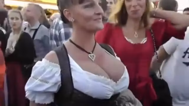 German boobs on the october fest