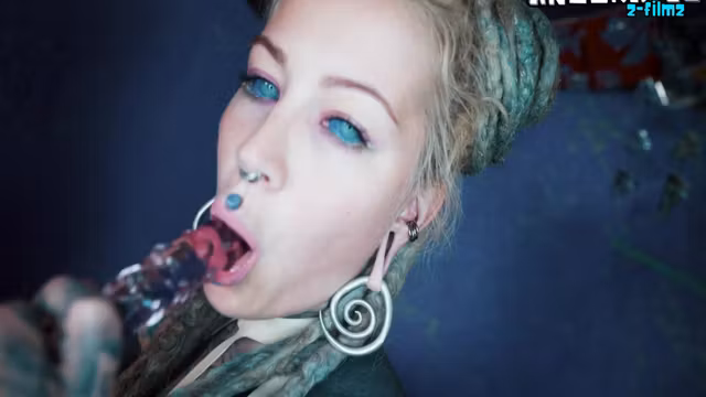Latex Loving Tattooed Girl Squirt Filled Asshole Fun Prolapse And Gapes