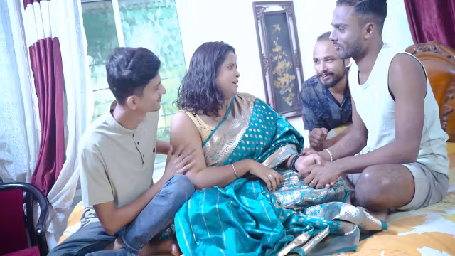 Desi Indian Milf Stepmom Very 1st Hardcore Double Penetration And Facial Gangbang By Her Stepsons ( Full Movie )
