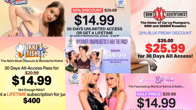 BLUEXXX Black Friday 2025 - Half Price Lifetime Access