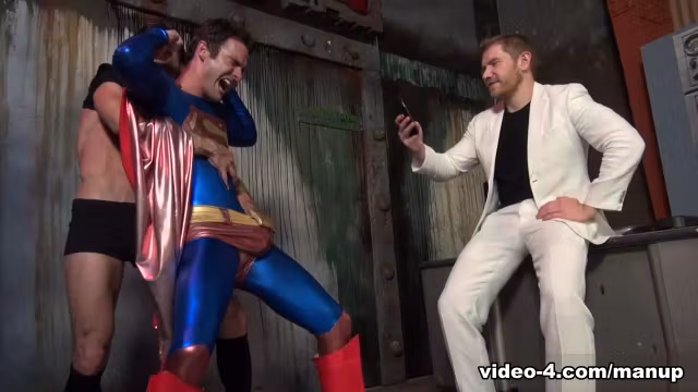 Alex Adams & Cameron Kincade & Lance Hart in Superman Double Teamed - ManUpFilms