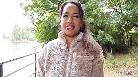 Small Latina Midget Munequita Enfadada Talk To Big Dick Casting Fuck