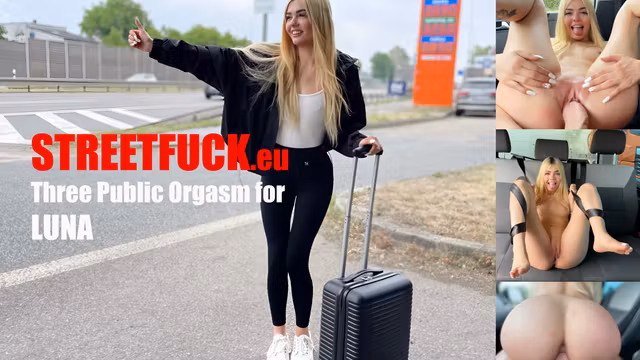 Streetfuck Three Orgasm for Luna BBunny - Little Caprice Dreams