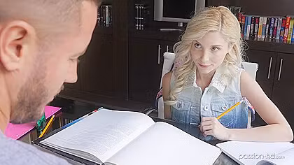 Little student 18+ Wants Her Tutors Big Cock