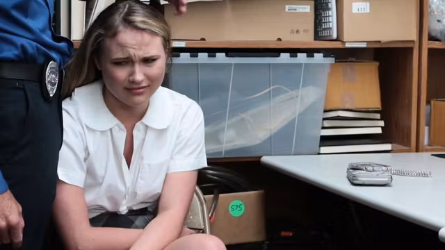 Shoplifting teen spunky