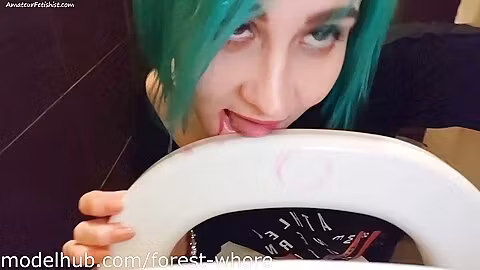 Forest Whore - Licking Public Toilets