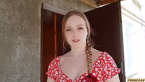 Cheap Russian Whore In Ugly Dirty Village House