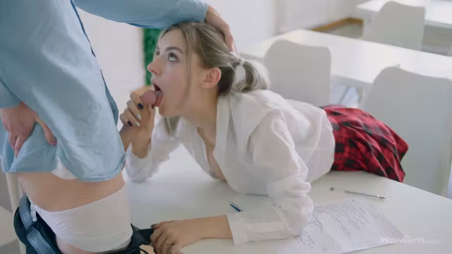 Gorgeous Blonde Girl Eva Elfie Fucking Her Teacher In This Video