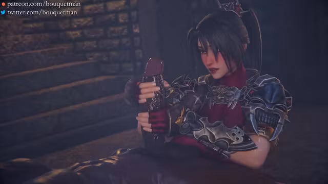 Taki taking bbc soul calibur