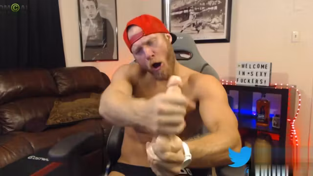 LIVE Muscle Jock Jerk Off Instruction on Chaturbate Twitter @jarednation69