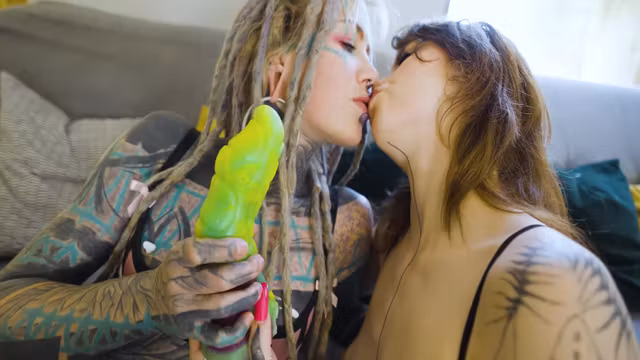 Punk Chicks Tattooed Cock Swap Pov With Lily Lu And Eden Ivy