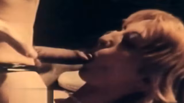 daintily hot blowjob from 1970