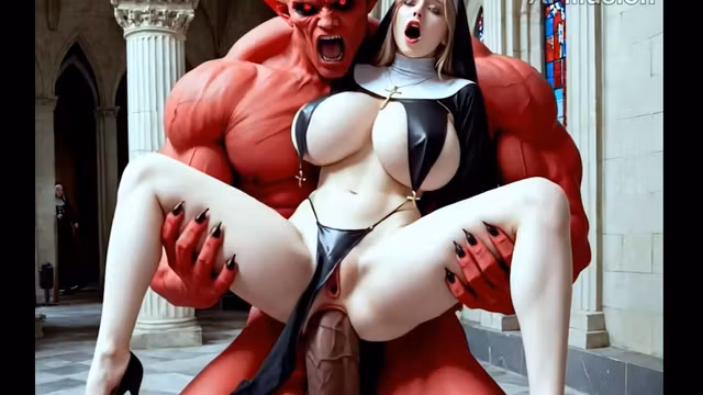 The Nun's Desire - AI Fantasy Porn by Aiillusion