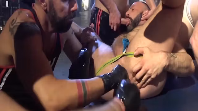 Public Fisting Orgy