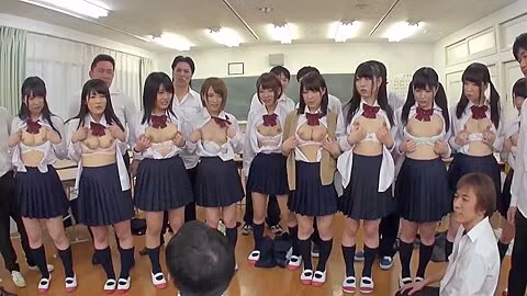 T28-452 Orgy Cum School Girls Group Pt1
