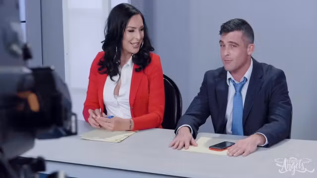 Naughty Brunette Chanel Santini Cannot Resist Lance Harts Big Stiff Cock