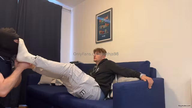 British master dirty stinky socks sniffing