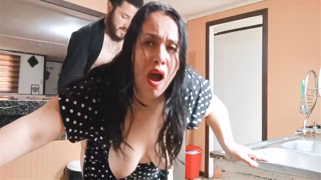 Sex In The Kitchen With My Stepmother Amateur Homemade