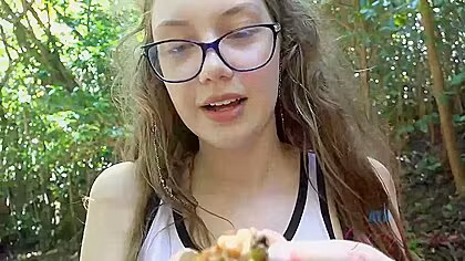 Elena Koshka - Elena Couldnt Hold It In, So She Pees In The Back Seat