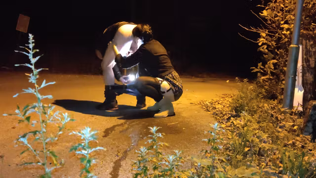 Horny Milf Gives Passionate Rimjob On A Public