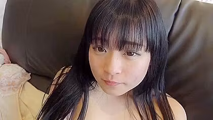 Shy Asian teen 18+ Sucks Cock After Getting Her Pussy Fi
