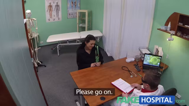 mum wanting to feel hot has her arse tongued by the doctor