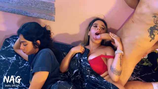 Bring Her Friend To Our Place And I End Up Fucking With Her While She Is By His Side 10 Min - Annie Marin, Leyton Big And Cindy Luna Petite
