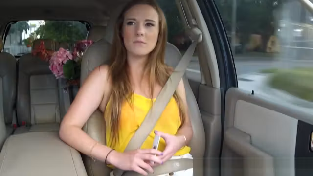 Real busty hitchhiker gets hardfucked