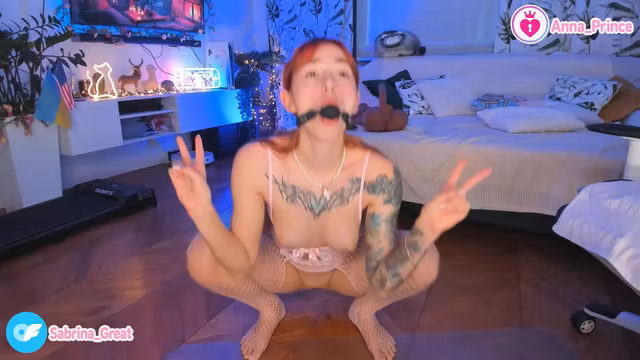 Anime Girl In Strange Dance With Gag