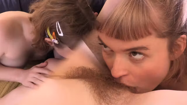 Hairy Australian girls lick armpits and cunts