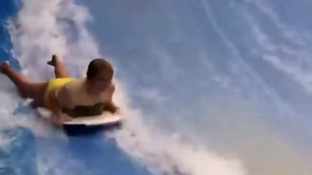Bikini accidents on the water slide