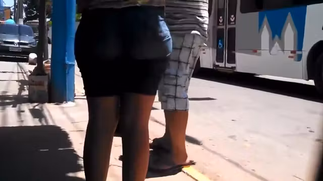denim short far back