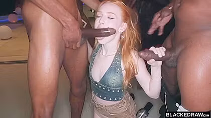 Madi Collins Gets A Black Cock Dp And Gangbang