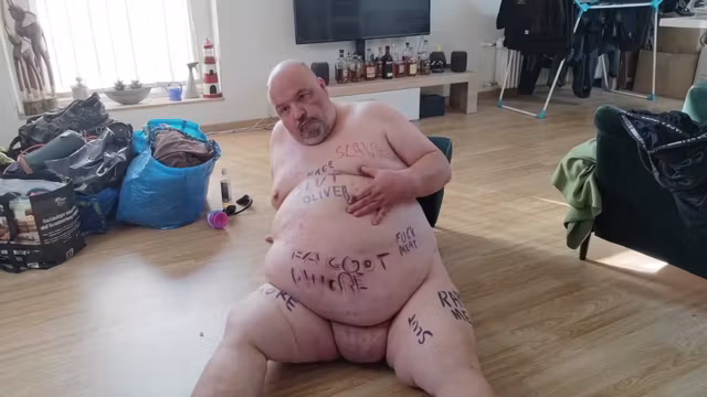 Chubmissive Rides Dildo Like A Fat Slut