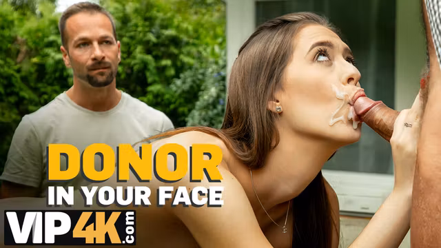 DADDY4K. Cum donation turned out as an outdoor activity