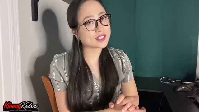 Kimmy Kalani In Late Night In The Office -asian Secretary Relaxes You -asmr Pov Bj