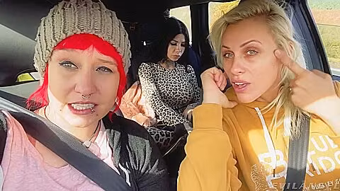 Brittany Bardot, Megan Inky, Damien Soup - I Fucking Love Berlin Sc. 1: Road Trip