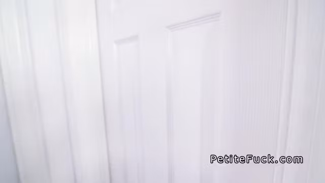 Petite teen 18+ gets huge cock thru pantyhose
