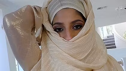 Nadia Ali sucking black cock
