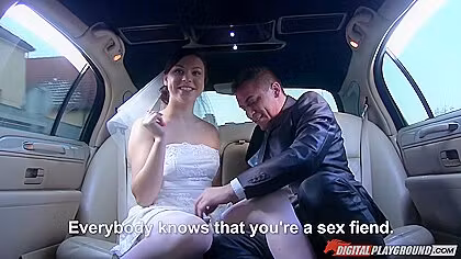Bride Gets Fucked Hard By Husband And His Friend