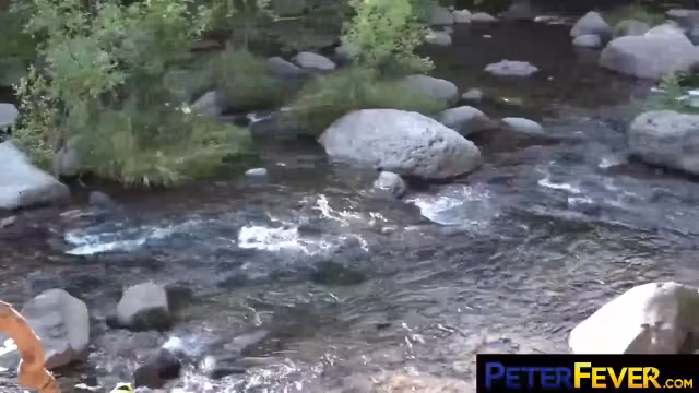 PETERFEVER Jaycee And John Rene Steal Quick Suck During Hike