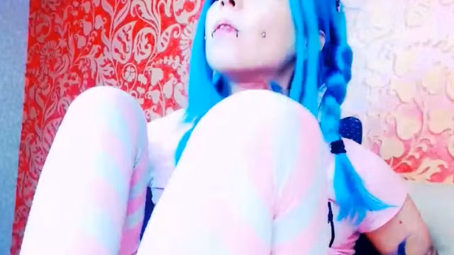 Crazy Fetish Girl with Split Tongue Tattoos Piercings Everyw