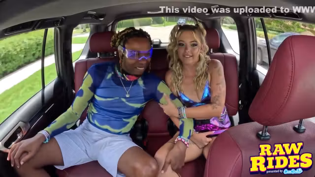 Blonde Raver Sucks And Fucks Black Boyfriends Cock In Uber Bbc